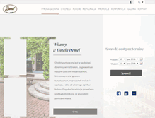 Tablet Screenshot of demel.com.pl